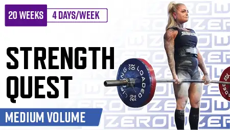 Strength Quest — ZeroW App powerlifting program
