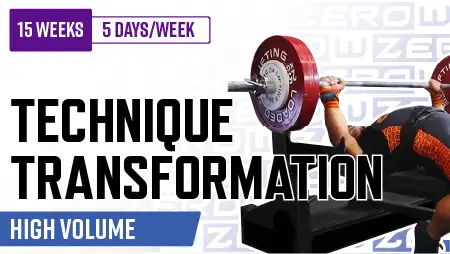 Technique Transformation — ZeroW App powerlifting program